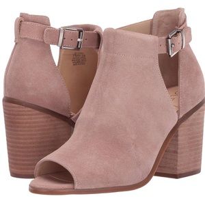 Sole Society Cut-out Block Heel Sandals (New)
